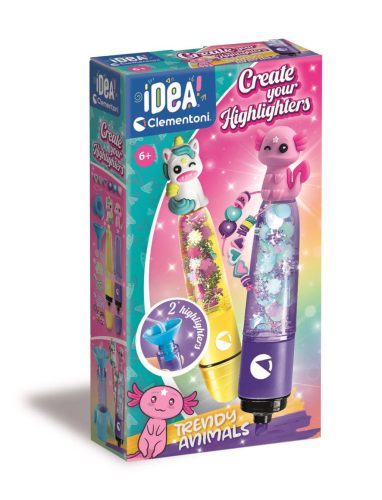 Colour Trendy Animals highlighter set Clementoni