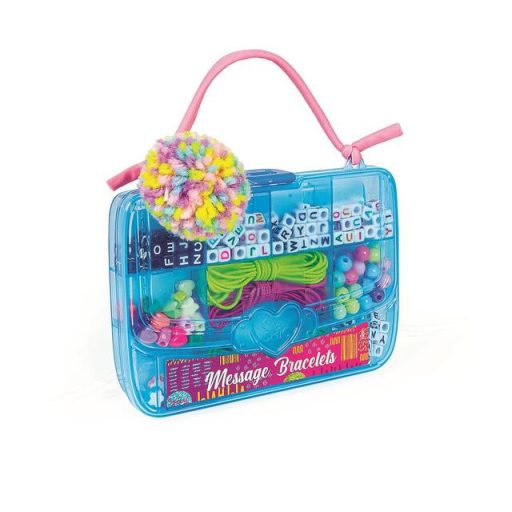 Crazy Chic Message bracelet making creative set Clementoni