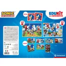 Sonic the Hedgehog Characters 4 in 1 Game Collection Clementoni