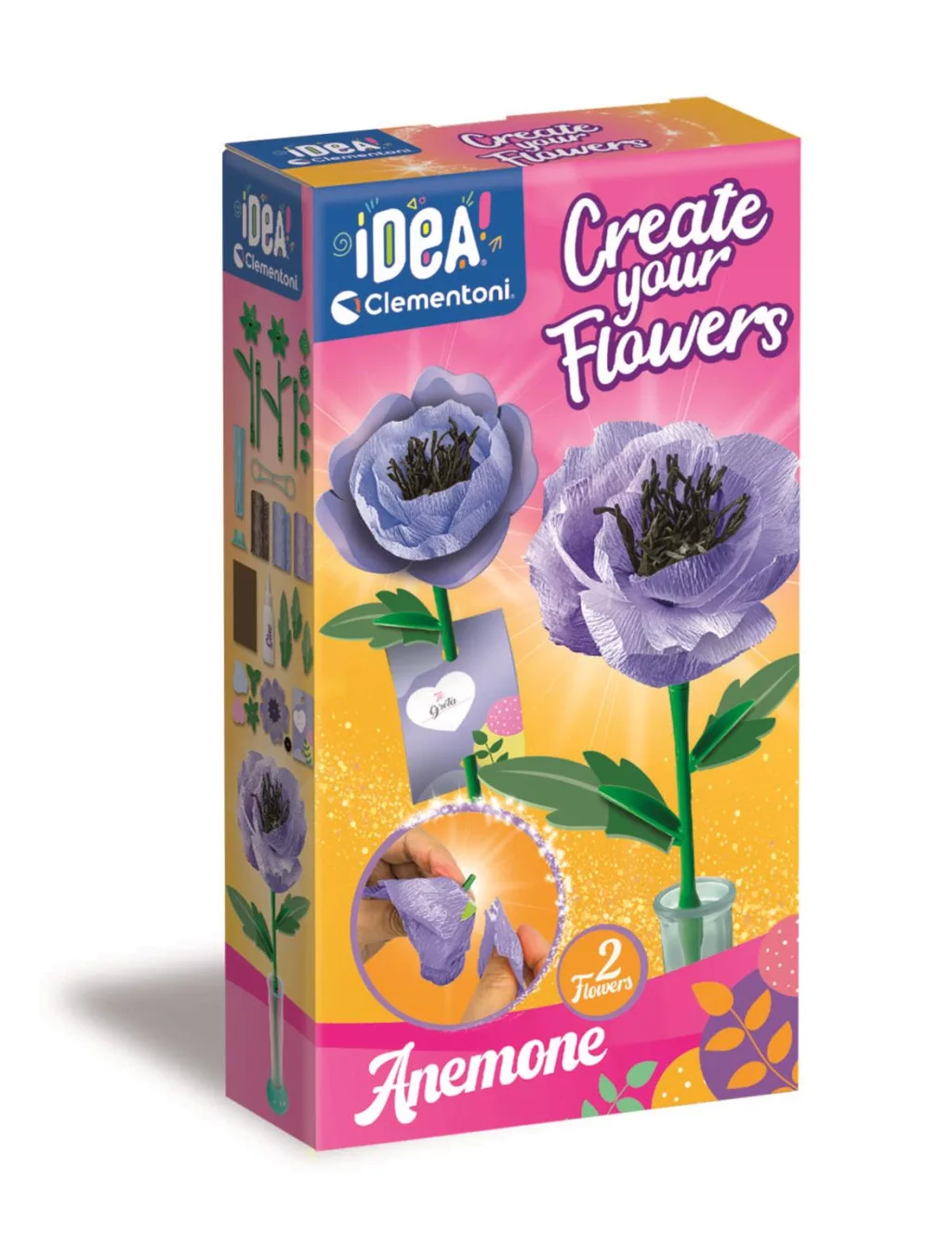 Flower Anemone crafting set 2-piece Clementoni - Javoli Disney Online