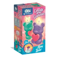 Colour Love Teddy Candle Making Kit Clementoni