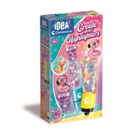   Colour Beach Buddies text highlighter crafting kit Clementoni