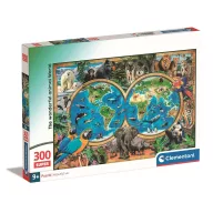  Animals Wonderful World Animal Kingdom 300 pieces puzzle Clementoni