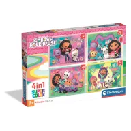 Gabby's Dollhouse Dreamy 4 in 1 Puzzle Clementoni
