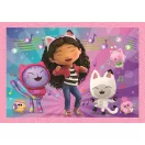 Gabby's Dollhouse Dreamy 4 in 1 Puzzle Clementoni
