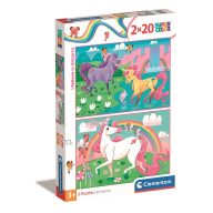 Unicorn Believe 2x20 db-os puzzle Clementoni