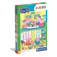 Peppa Pig Party Time 2x20 pcs Clementoni Puzzle