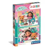  Gabby's Dollhouse Sweet Friends 2x20 pieces puzzle Clementoni
