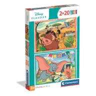 Disney Classics Funny Time 2x20 pieces puzzle Clementoni