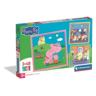 Peppa Pig Family 3x48 pcs puzzle Clementoni