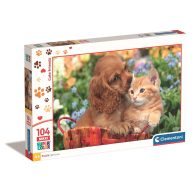 Ăllatos Cute Friends 104 db-os maxi puzzle Clementoni