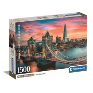 Cities Twilight London 1500-piece Compact puzzle Clementoni