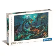  Fantasy Underwater Battle Fantasy World 3000 piece puzzle Clementoni