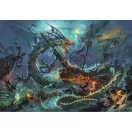 Fantasy Underwater Battle Fantasy World 3000 piece puzzle Clementoni