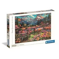 Horses Free To Roam 3000-piece puzzle Clementoni