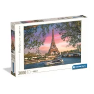 Cities Iron Lady In Pink Paris 3000-piece puzzle Clementoni