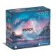 Colour Light Blue Peace Peaceful Light Blue Mountain 500 pcs Clementoni Puzzle