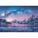 Colour Light Blue Peace Peaceful Light Blue Mountain 500 pcs Clementoni Puzzle