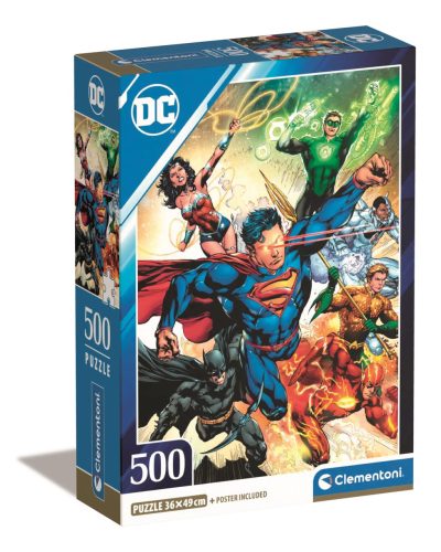 Jusice League In Action 500-piece Clementoni puzzle