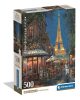Cities Night at Eiffel Café Paris 500-piece Compact puzzle Clementoni