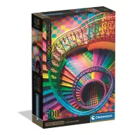   Colour Curly Tails Colorboom Staircase 500-piece Compact Puzzle by Clementoni