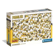 Snoopy Crowd Chaos 500-piece Compact puzzle Clementoni