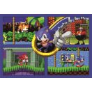 Sonic the Hedgehog 64 Bit Fast 500 pcs Cube puzzle Clementoni