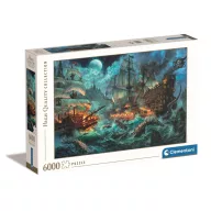 Pirate Pirate Battle ship 6000-piece puzzle Clementoni