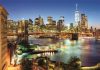 Cities Brooklyn Bridge Lights New York 6000 piece Compact puzzle Clementoni