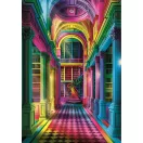 Colour Colorboom library 1000-piece Compact puzzle Clementoni