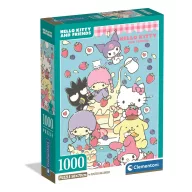 Hello Kitty Pancake 1000-piece Compact Puzzle Clementoni