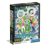   Rick And Morty Green Portal 1000-piece Compact puzzle Clementoni
