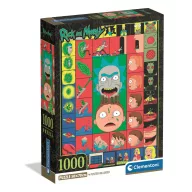   Rick And Morty Portal Panels 1000-piece Compact Puzzle Clementoni