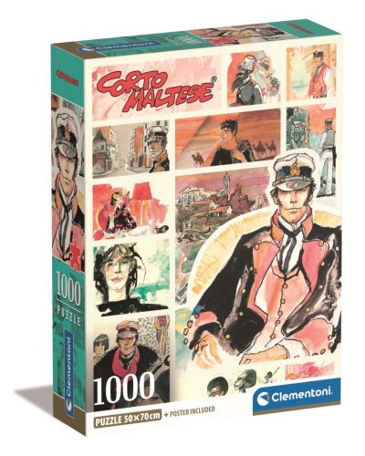 Anime Captain Corto Maltese 1000 Pieces Compact Puzzle Clementoni
