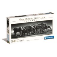  Elephant Herd of Giants 1000-piece panorama puzzle Clementoni