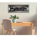 Elephant Herd of Giants 1000-piece panorama puzzle Clementoni