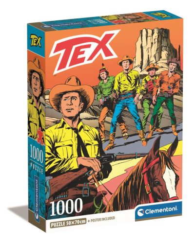 Anime Ride Tex Willer 1000 pieces Compact puzzle Clementoni