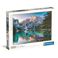 Cities Lake Braies Italy 1000 piece puzzle by Clementoni