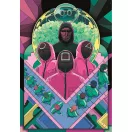 Squid Game Win your life Shapes of Power 1000 pcs Compact Puzzle Clementoni