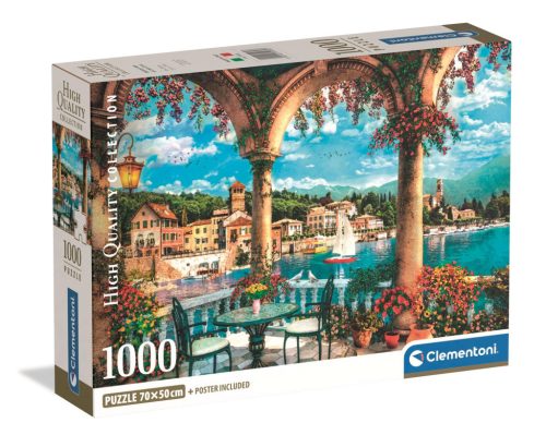 Cities View of Lake Como Italy 1000-piece Compact Puzzle Clementoni