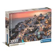 Cities Santorini Greece 1000 pcs Compact puzzle Clementoni