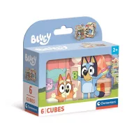 Bluey Play All Day set of 6 fairy tale cubes Clementoni