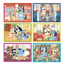 Bluey Play All Day set of 6 fairy tale cubes Clementoni