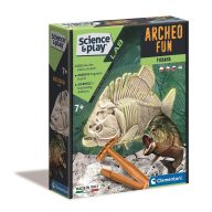   Animals Archeo Fun Illuminating Piranha Archaeological Kit Clementoni