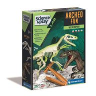   Dinosaur Archeo Fun Glowing Velociraptor Archaeological Set Clementoni