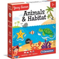   Animals Young&Learner Animals and Their Habitats Educational Game Clementoni