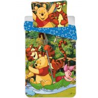   Disney Winnie the Pooh Rafting  Children's Bedding Set 90×140cm, 40×55 cm