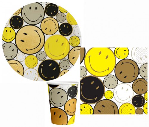 Emoji Smiley Originals Party set 32 pieces