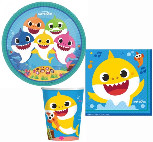 Baby Shark Music Party set 32 pcs for 23 cm plate