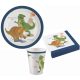 Dinosaur Happy Party set with 36 23 cm plates